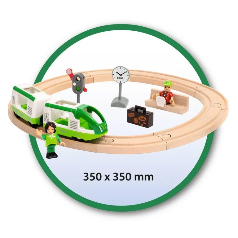 Circuit de train en bois BRIO Voyageur