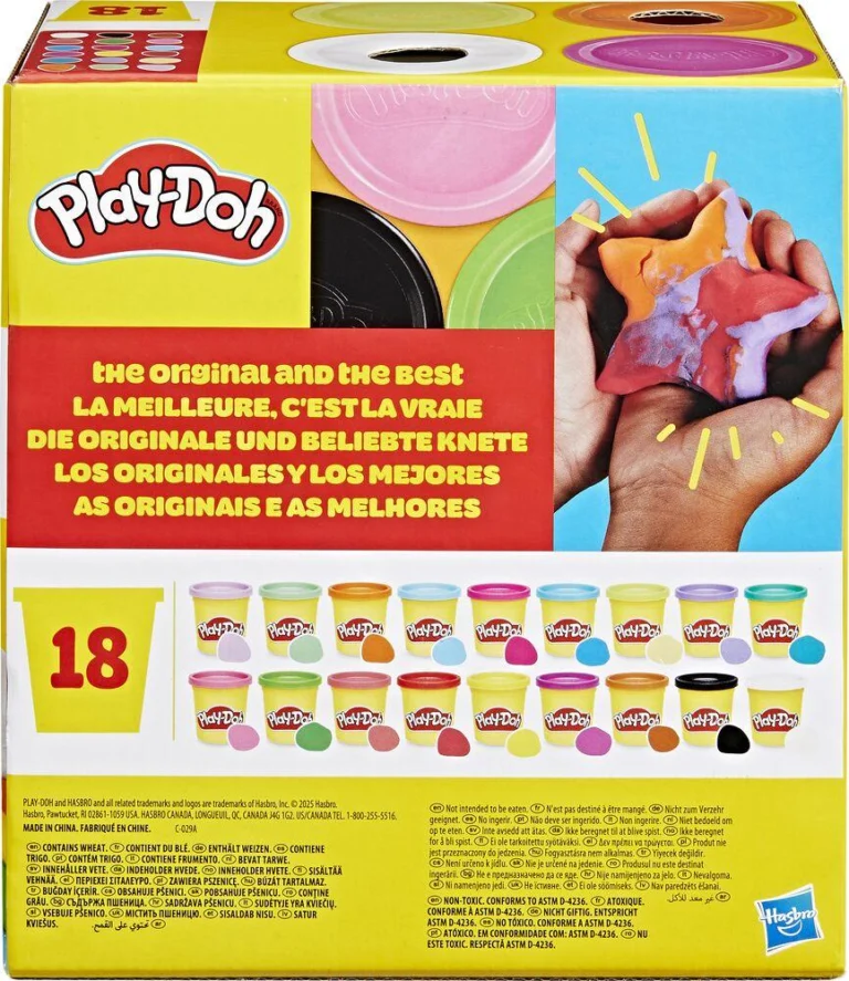 Play-Doh pack de 18 pots Imagination