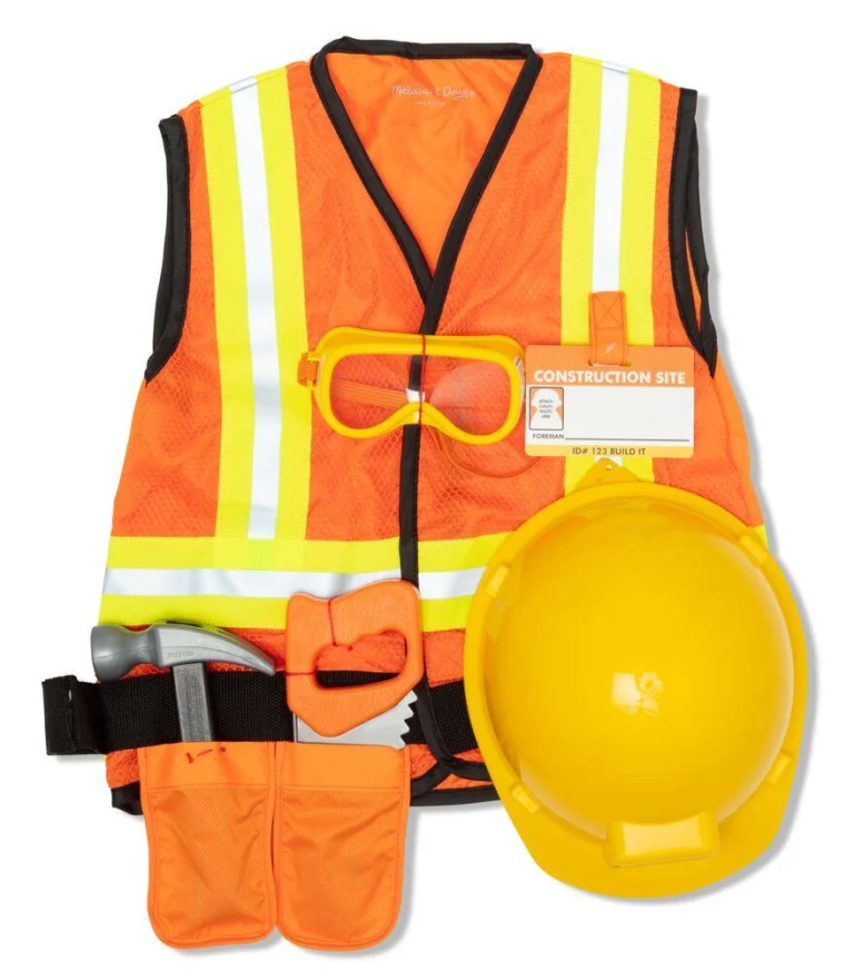 Déguisement d&rsquo;agent de chantier Melissa & Doug, 8 accessoires
