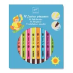 Dix feutres pinceaux Pop Djeco