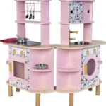 Cuisine Twist en bois Janod, recto-verso et extensible