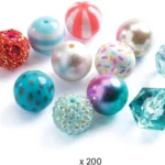 Coffret Perles Bulles argent Djeco