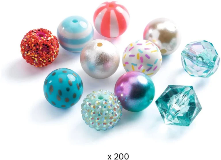 Coffret Perles Bulles argent Djeco