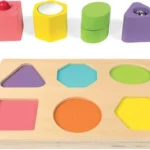 Puzzle 6 cubes sensoriels Janod, bois certifié FSC