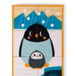 Six cubes en bois animaux Janod