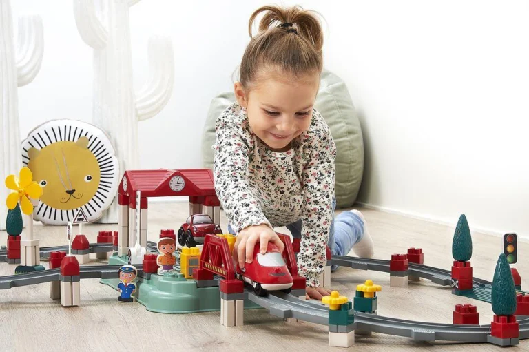 Baril circuit train Écoiffier Abrick